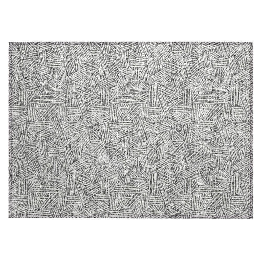 Chantille Machine Washable Indoor/Outdoor Abstract ACN2648 Gray 2 ft. x 3 ft. Accent Rug price history on PriceWatchPro