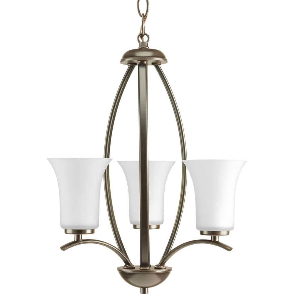Antique Bronze Mini 3-Light Foyer Pendant