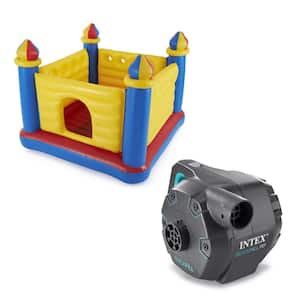 Quick Fill Electric Pump & Inflatable Jump-O-Lene Bounce House Kids Ball Pit