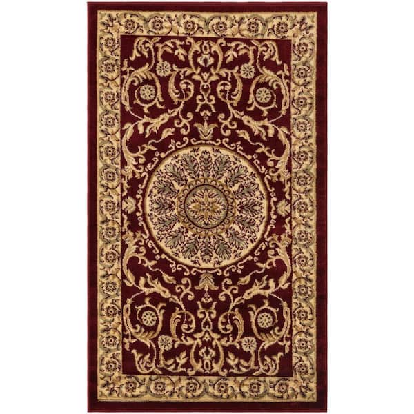 Versailles Napoleon Red 3' 3 x 5' 3 Area Rug