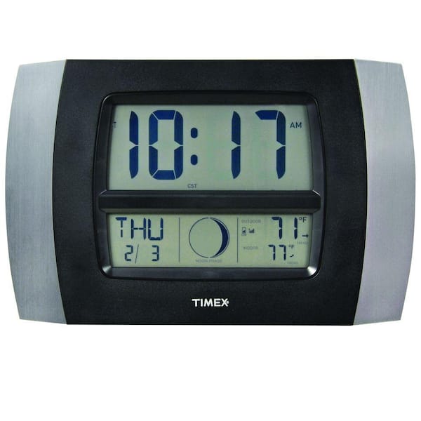 Chaney Instruments 7.5 in. x 11.5 in. Atomic Digital Wall Clock