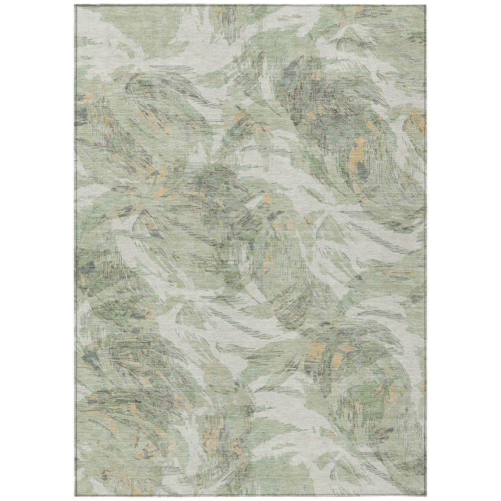 Chantille Machine Washable Indoor/Outdoor Abstract ACN2387 Celery 8 ft. x 10 ft. Area Rug price history on PriceWatchPro