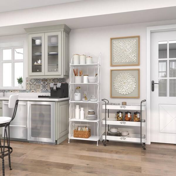 Martha Stewart 4ft Pantry Storage & 3 Bin Cabinet System