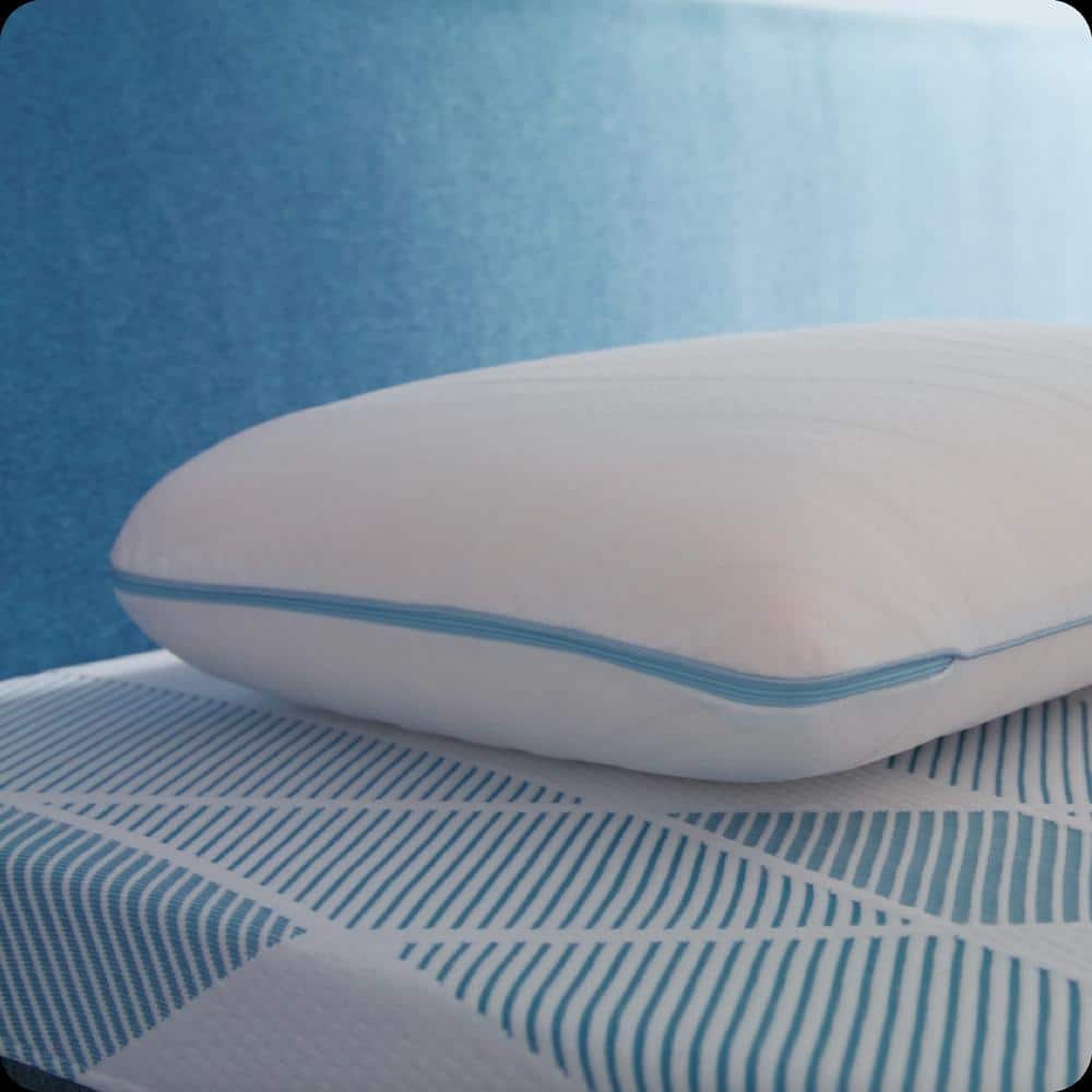 Sealy Dreamlife Standard White Memory Foam Bed Pillow