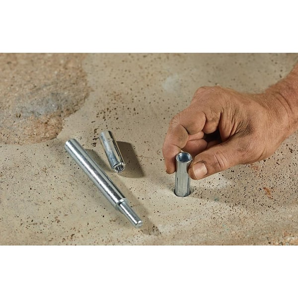 20 Pcs Stainless Steel Drop-In Expansion Anchors - 3/8-16 X 1-9/16" With Setting Tool