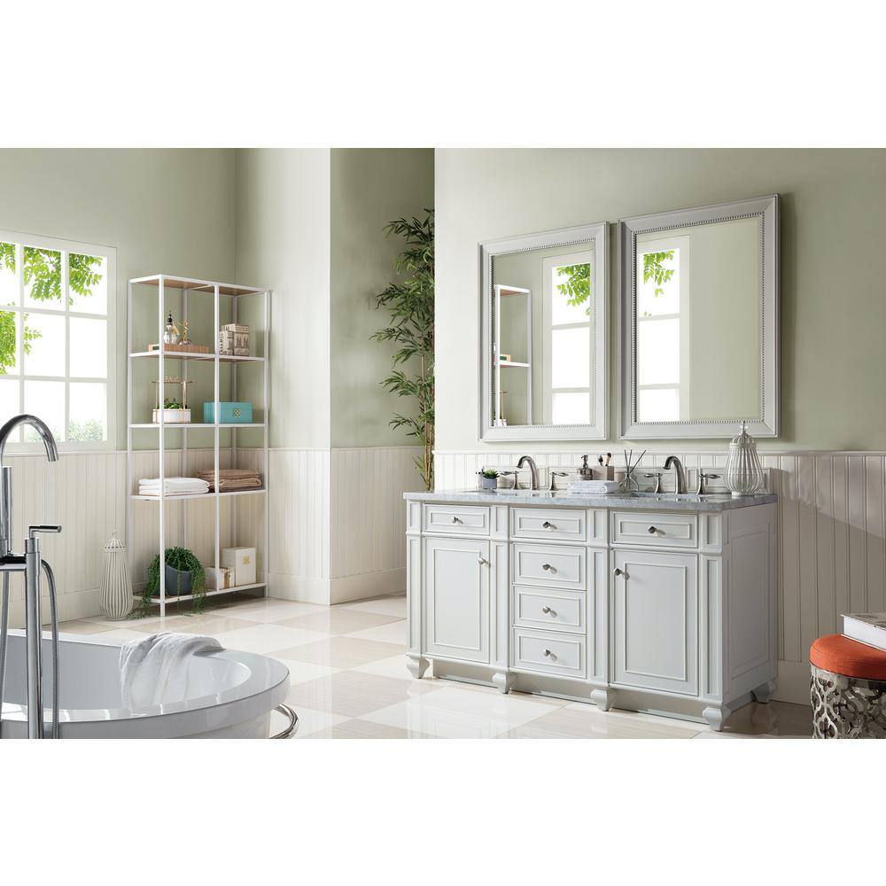 Natural Walnut 40"x29" Transitional Rectangular Wood Mirror