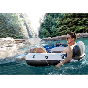 River Run 1-Person Inflatable Floating Tube Lake/Pool/Ocean Raft (7-Pack)