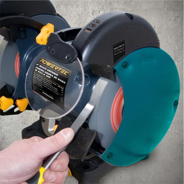 6 in. x 3/4 in. 60-Grit 1/2 in. Arbor, Aluminum Oxide Grinding Wheel for Bench Grinder