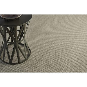 6 in. x 6 in. Loop Carpet Sample - Panorama Tweed - Color Camel