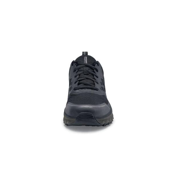 Shoes for Crews Men's Bridgetown Black Leather Slip Resistant Athletic Shoes 