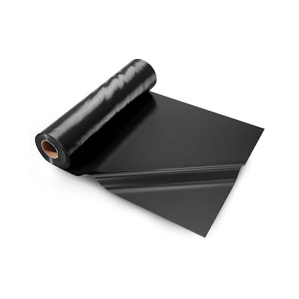 SVOPES 6 Mil Plastic Sheeting, Heavy Duty 10 x 100ft. Black Drop Cloth, Polyethylene Tarp for Vapor Barrier & Multi-Purpose Use