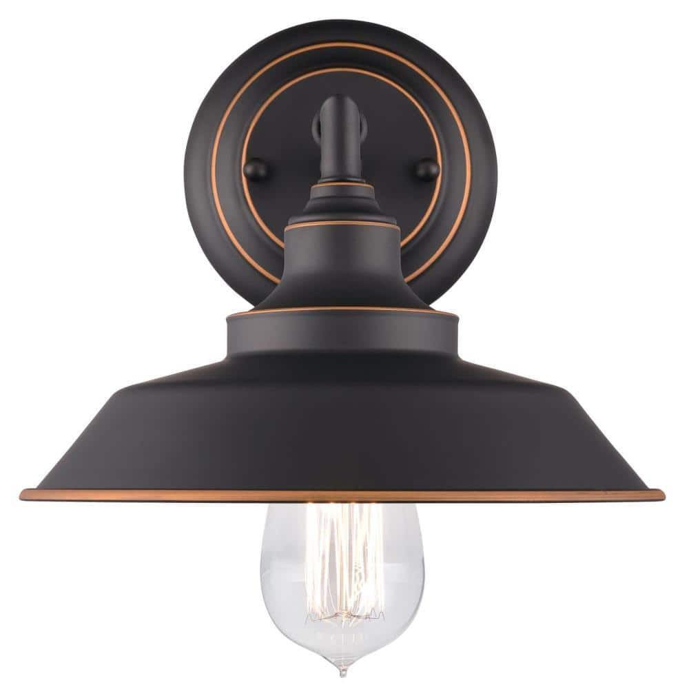 Oil Rubbed Bronze 8.7" Metal Wall Sconce