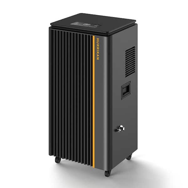 Edendirect 296 pt. 8,500 sq.ft. Bucketless Dehumidifier in. Black with Pump, Auto Defrost, 24-Hours Timer