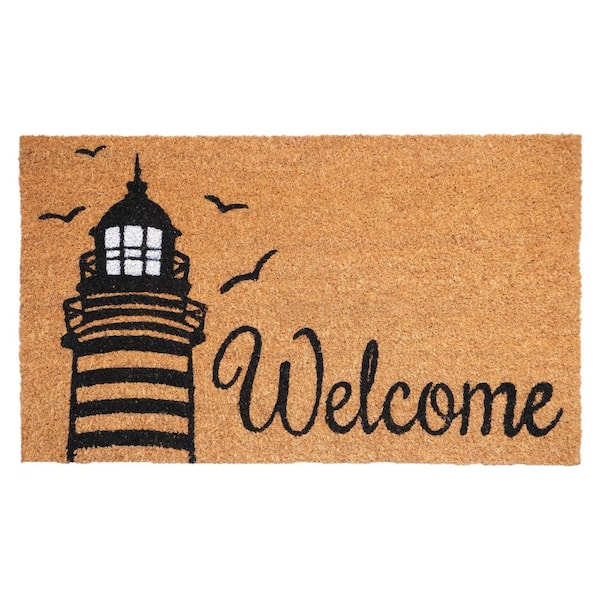 Calloway Mills Lighthouse Welcome Doormat, 30" x 48"