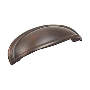 Ashby 3 in. 76 mm and 4 in. 102 mm Oil Rubbed Bronze Cabinet Drawer Cup Pull