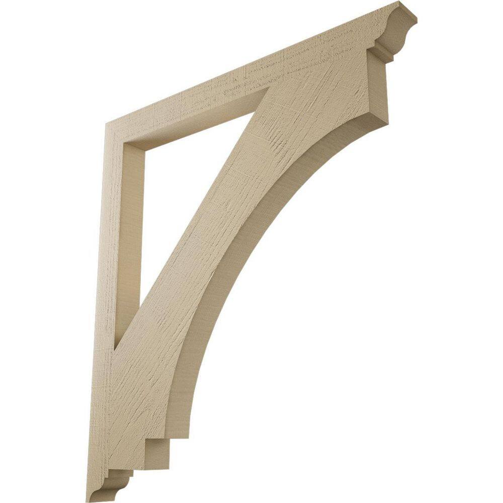 3.5 in. x 44 in. x 40 in. Imperial Traditional Rough Cedar Woodgrain Timberthane Polyurethane Bracket, Primed Tan price history on PriceWatchPro
