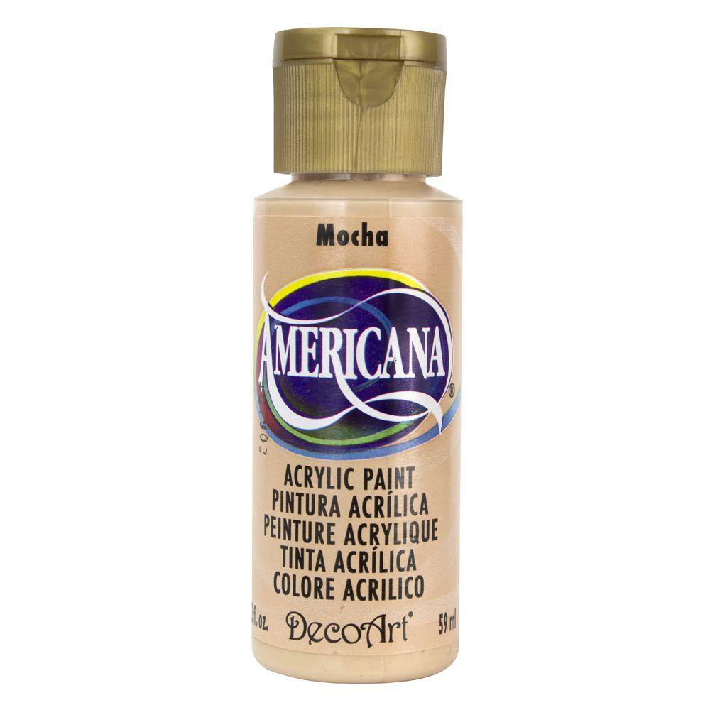 DecoArt Americana 2 oz. Mocha Acrylic Paint-DAO60-3 - The Home Depot