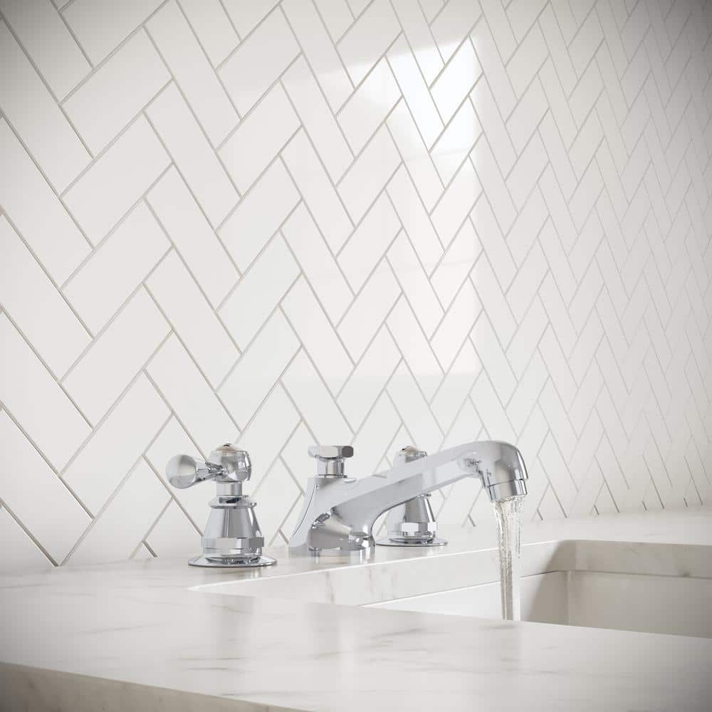 Chrome Classic Widespread Lavatory Faucet with Lever Handles