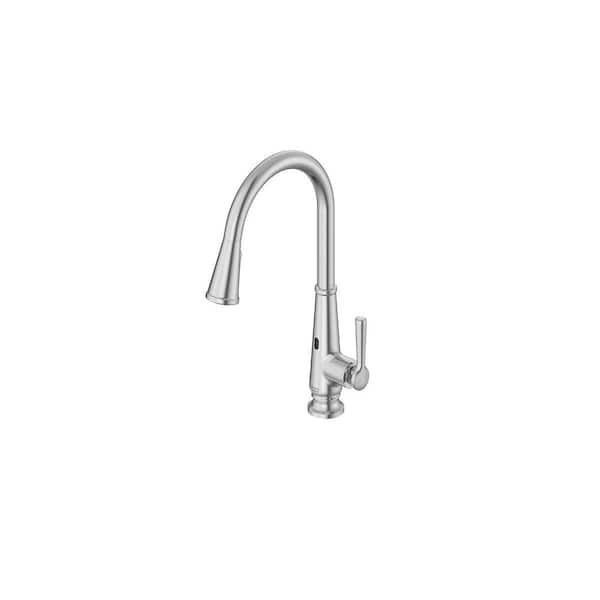 American Standard Palestra Touchless Single Handle Pull Down Sprayer Kitchen Faucet with Dual Spray in Polished Chrome