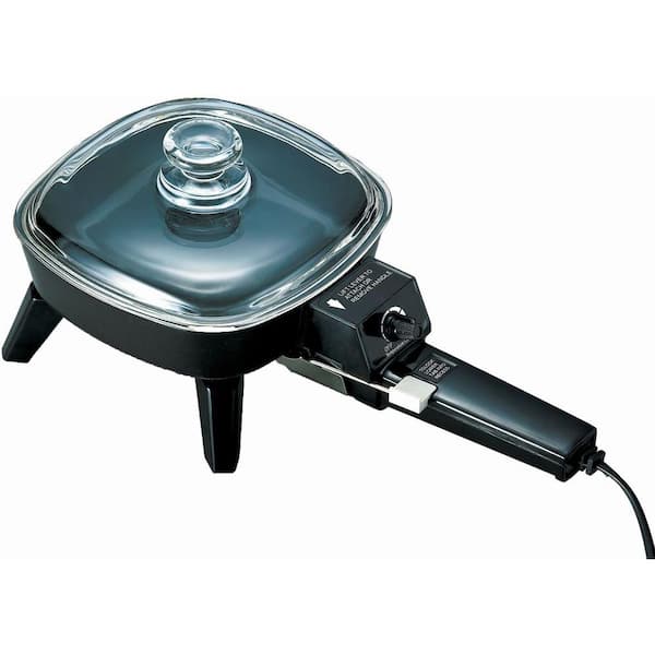 Brentwood SK-45 6 in. Black Non-Stick Electric Skillet