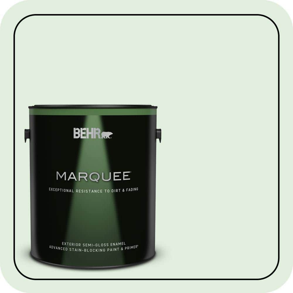 1 gal. #460C-2 Spearmint Stick Semi-Gloss Enamel Exterior Paint & Primer price history on PriceWatchPro