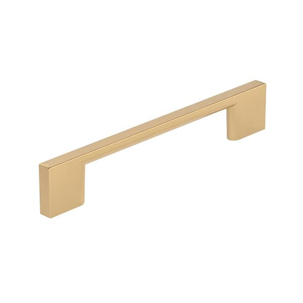 Richelieu Hardware Armadale Collection 5 1/16 in. (128 mm) Champagne Bronze Modern Rectangular Cabinet Bar Pull