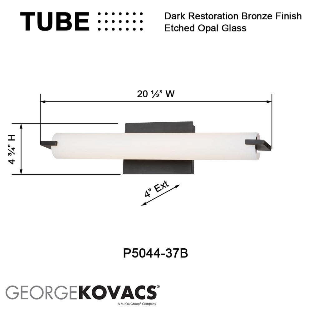 Dark Restoration Bronze 3-Light Dimmable Glass Bath Bar