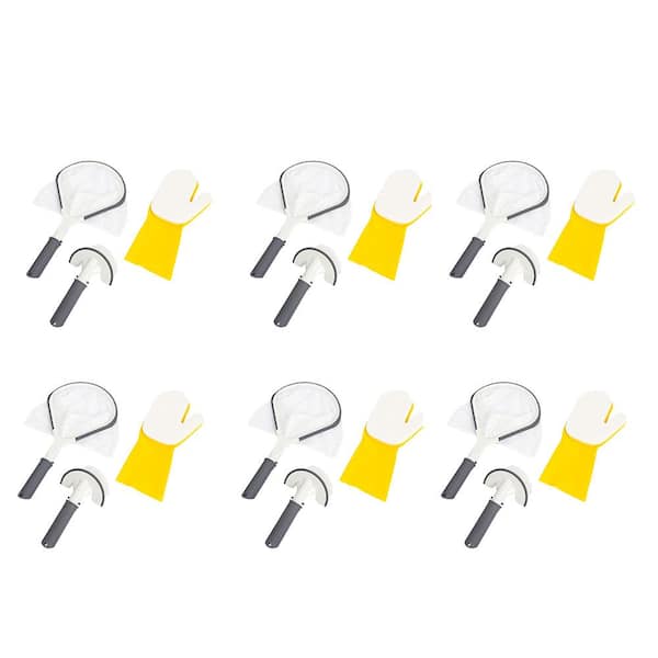 Bestway Hot Tub 3-Piece All-in- 1 Cleaning Tool Accessory Set (6-Pack)