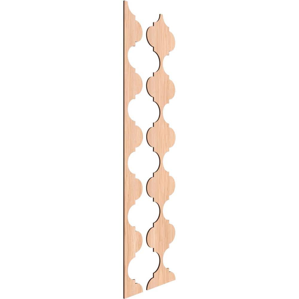 Marrakesh 47" Hickory Wood Decorative Slat Wall Panel Kit
