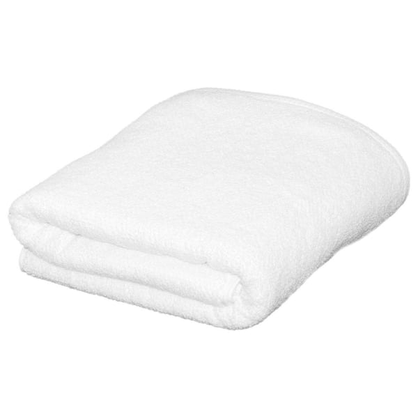 FRESHFOLDS White 100% Cotton Quick Dry Single Bath Sheet