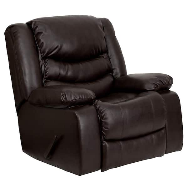 Flash Furniture Brown Faux Leather Recliner