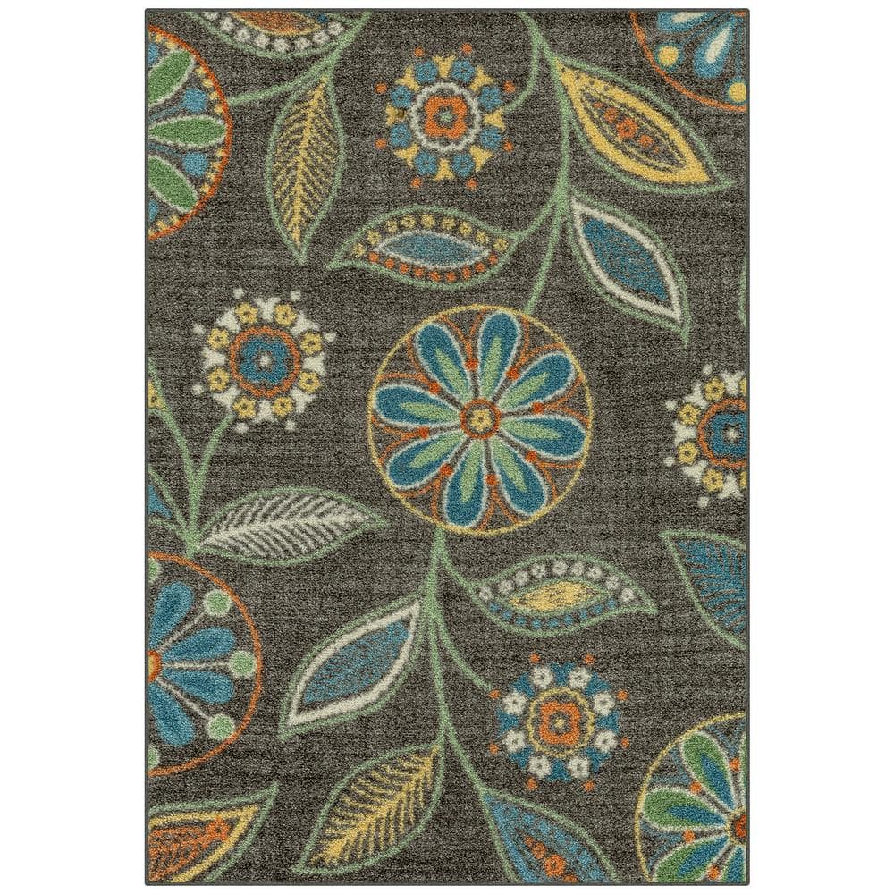 Paisley Design Multi-color Area Rug and Runners Non-Slip/ No Skid