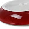 Oster 92324.01 Herscher 12 Non-Stick Aluminum Fry Pan, Translucent Red