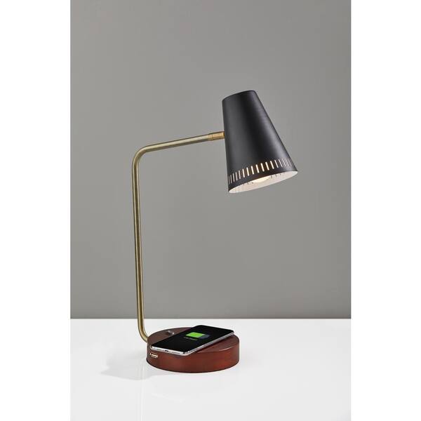 Adesso Morris Wireless Charging 18 In, Adesso Wireless Charging Floor Lamp