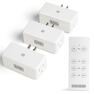 Link2Home Wireless Indoor Remote Control Outlet Switch with 1 RCV and 1 ...