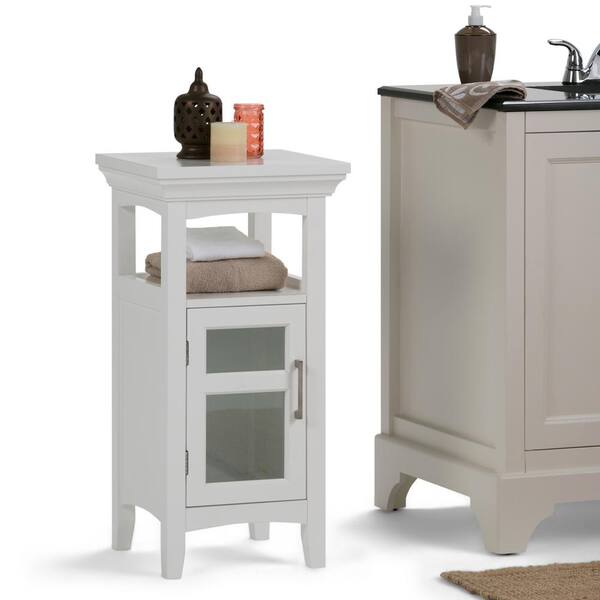 Avington 15 .W x 29.9 in. H Floor Storage Bath Cabinet in Pure White