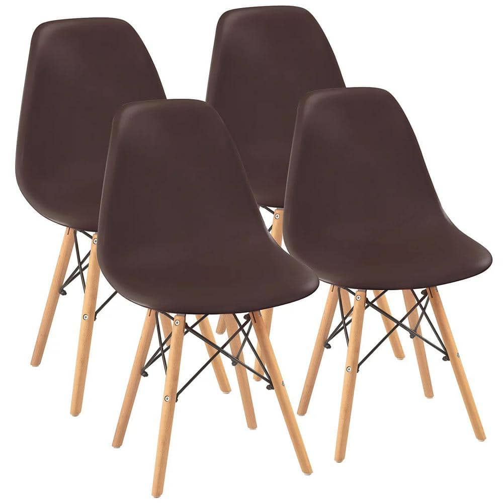 Eames Molded Plywood Dining Chair with Wood Base - Eames Office