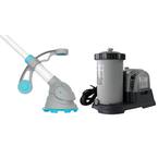 Krystal Clear 2500 GPH Filter Pump and Automatic Vacuum