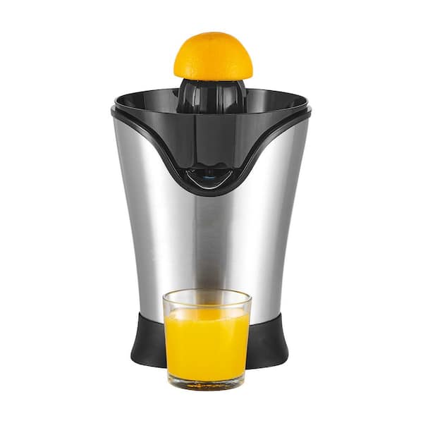 Electric Citrus Juicer 100 Watt Stainless Steel Juice Maker For Orange With 1-Juicing Cone Juice Maker in Silver