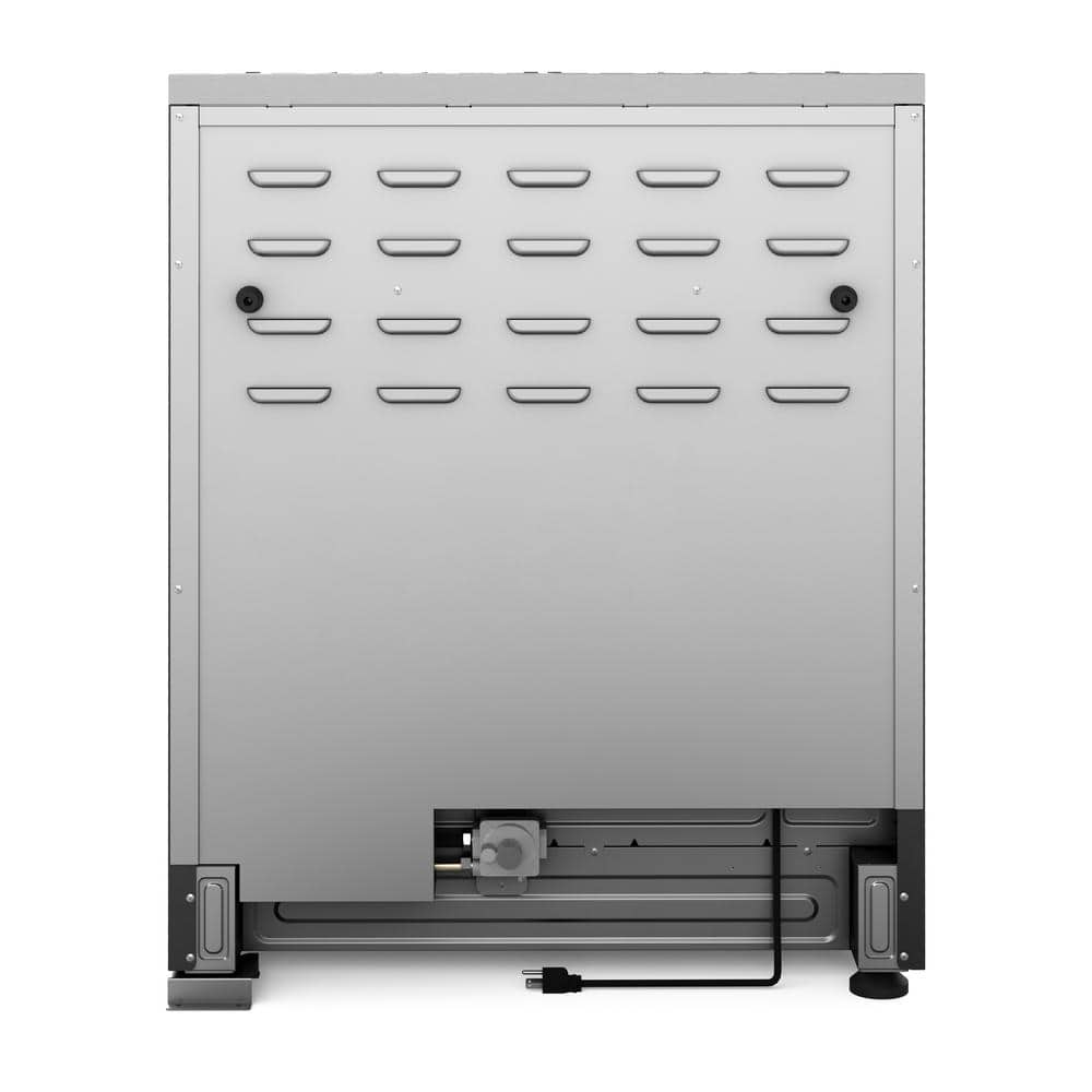 30" Stainless Steel Free-Standing Convection Gas Range