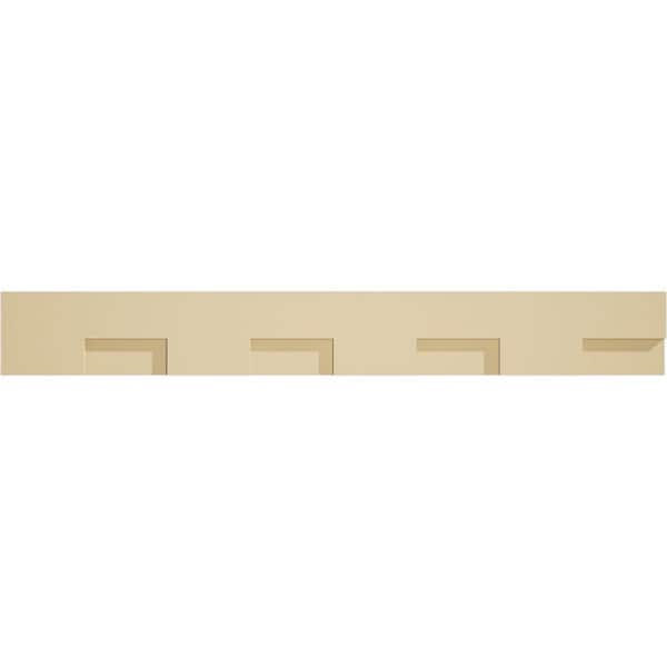 1 in. D x 5 in. W x 40 in. L Primed Polyurethane Panel Moulding