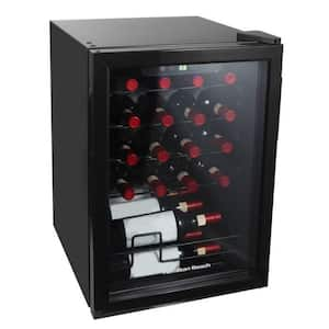 17.5 in. 22 Bottle Single zone 22-Bottle Beverage and Wine Cooler in Stainless Steel