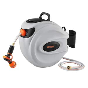 Gartenkraft 1/2 in. x 75 ft. Retractable Garden Hose Reel XW-75S - The Home  Depot