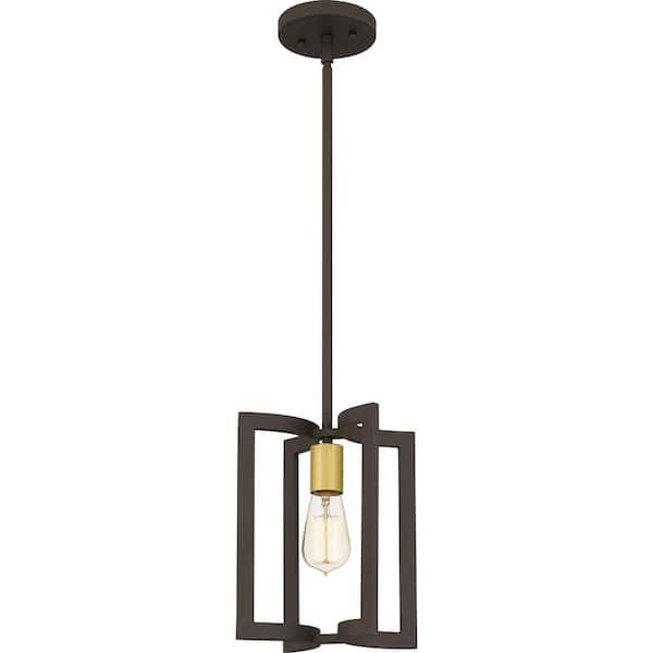Quoizel Beaufain 1-Light Old Bronze Mini Pendant