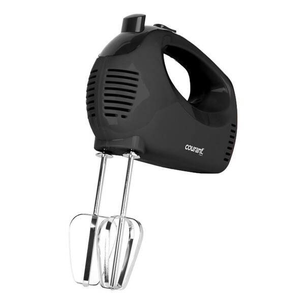 Courant 60-in Cord 5-Speed Silver/Black Hand Mixer in the Hand Mixers  department at