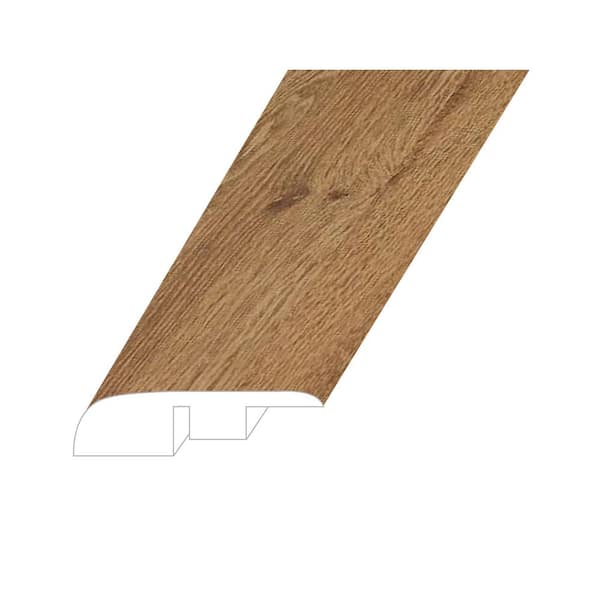 Romulus Tapered Anzac 0.59 in. T x 1.38 in. W x 94.49 in. L Vinyl End Cap Molding