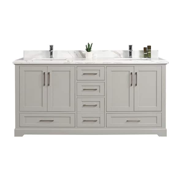 Willow Collections Boston 72 in. W x 22 in. D x 36 in. H Double Sink