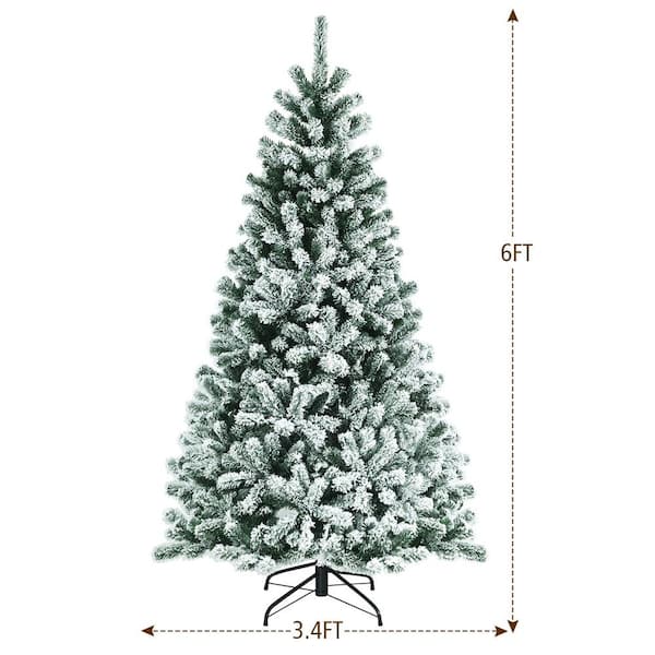 Vintage Stak Tree Christmas Craft Snow Foam Styrofoam 12 High 6” Square  Base