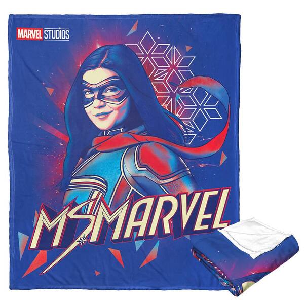 Marvel Ms Marvel Colorful Ms Marvel Silk Touch Multi Colored Throw