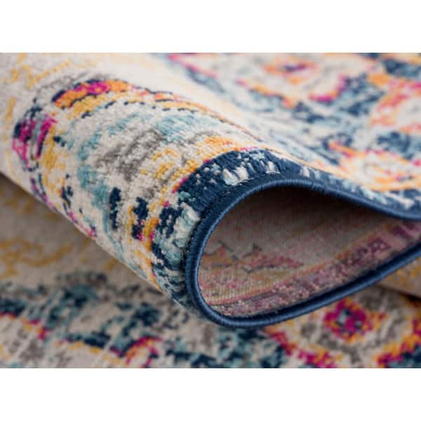 Savannah Cream 6 ft. 7 in. x 9 ft. 7 in. Traditional Area Rug